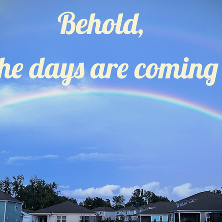 These are the days of promise