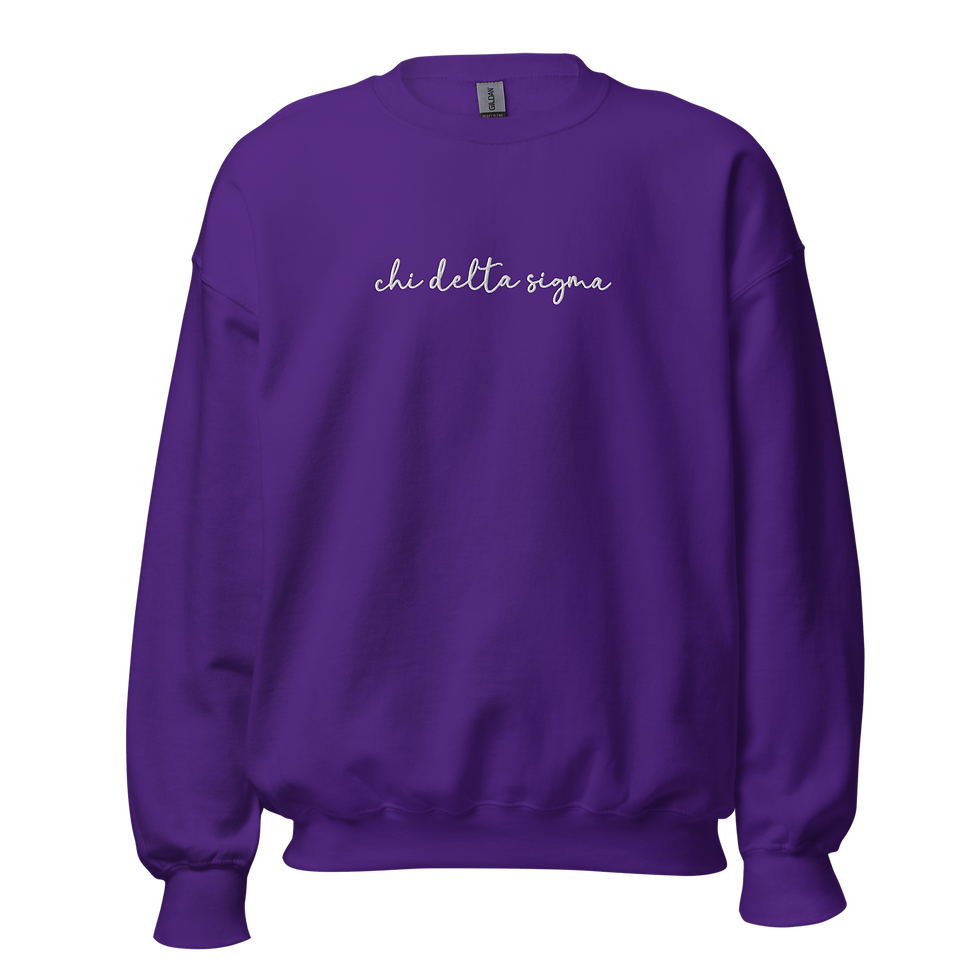 Thumbnail: Chi Delta Sigma Script Crewneck
