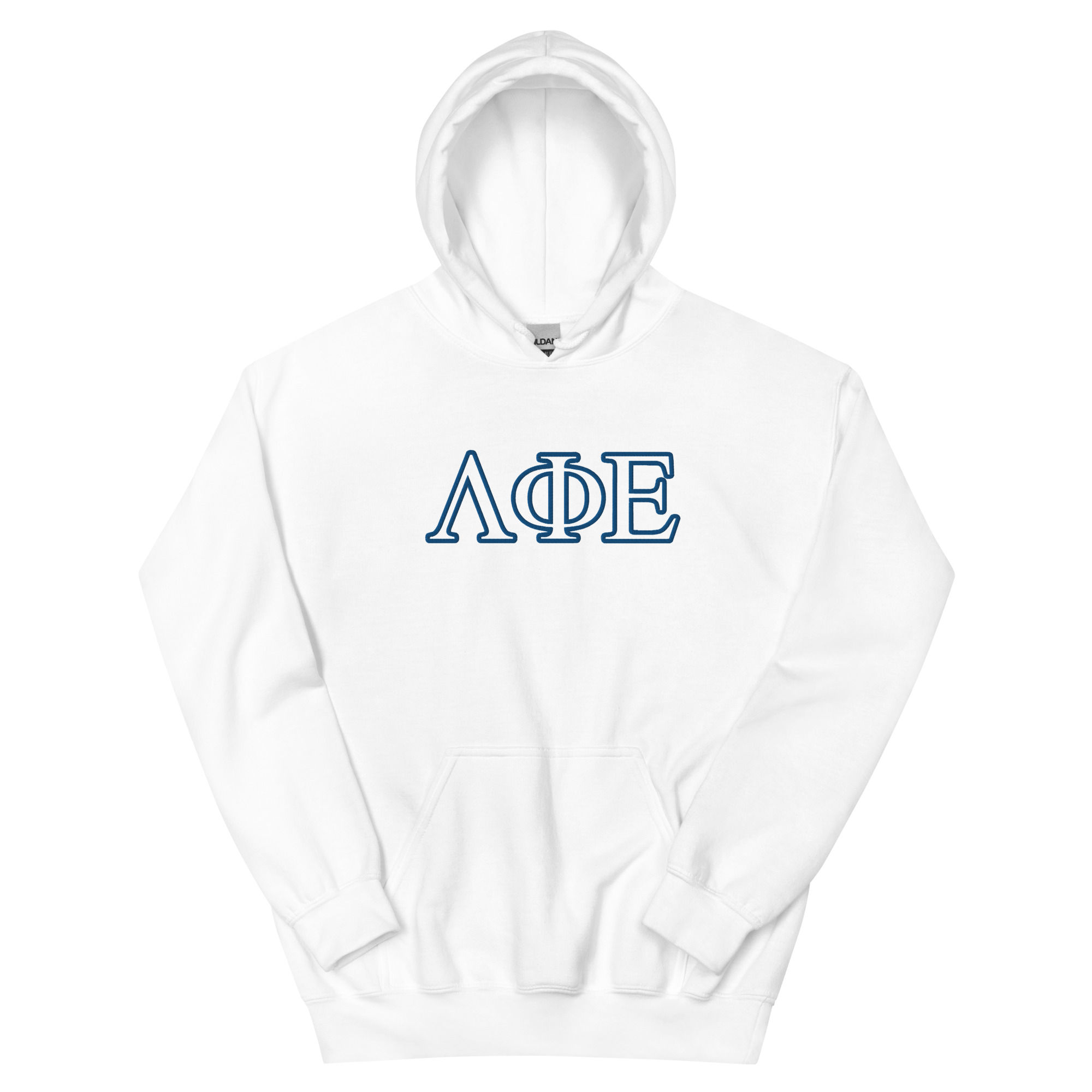 ΛΦΕ Outlined Hoodie - Royal Blue