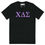 Thumbnail: ΧΔΣ Outlined Printed Unisex T-Shirt - Blue Violet | Wisteria