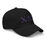 Thumbnail: ΧΔΣ Outlined Embroidered Dad Hat - Black | Purple