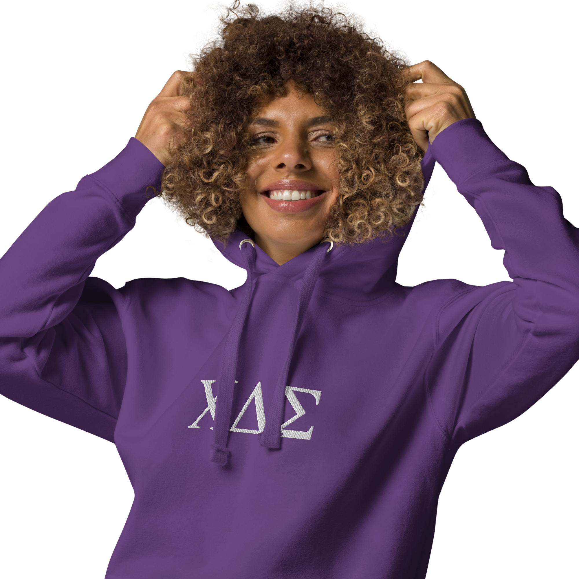 Embroidered ΧΔΣ Letters Unisex Hoodie