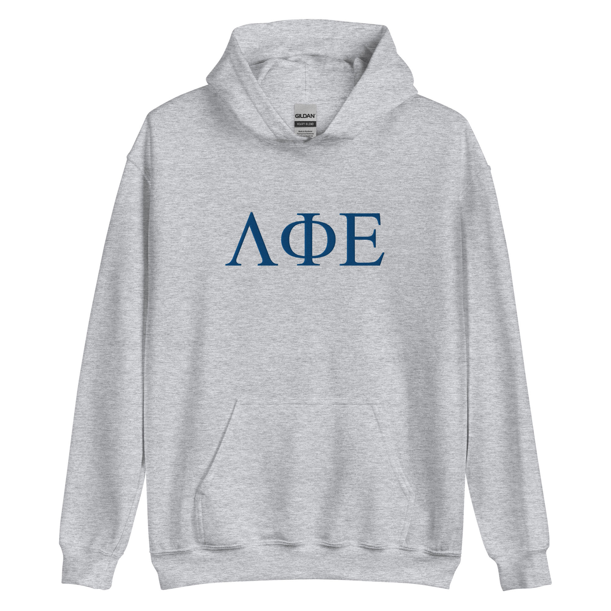 ΛΦΕ Embroidered Hoodie - Royal Blue