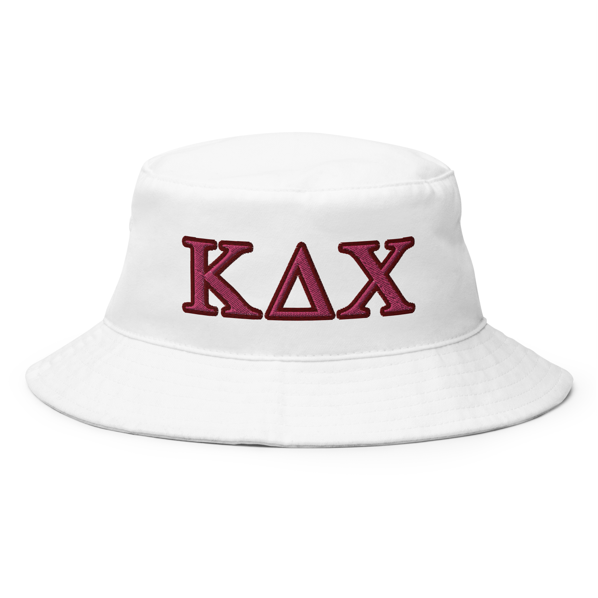 ΚΔΧ Bucket Hat - Maroon | Lt. Pink