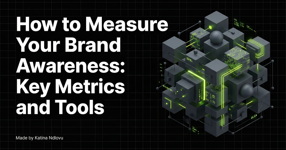 Dashboard displaying brand awareness metrics including traffic, search trends, and social media engagement