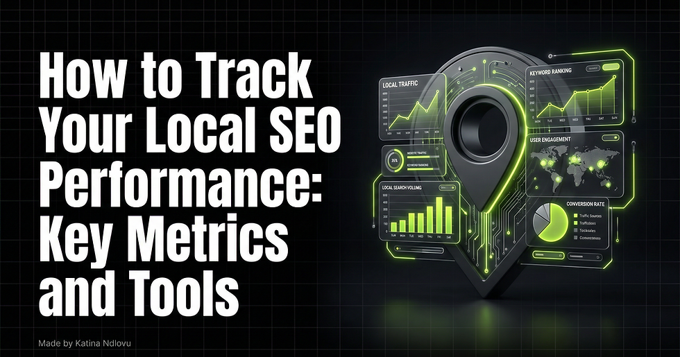 Business owner analysing local SEO performance metrics on dashboard with map and analytics