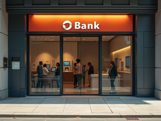 south african bank branch entrance representing where entrepreneurs apply for business loans as explained by katina ndlovu agency