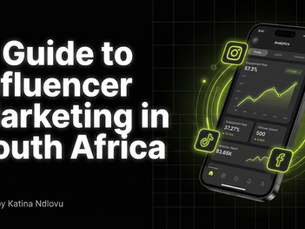 South African influencer creating social media content for a brand campaign