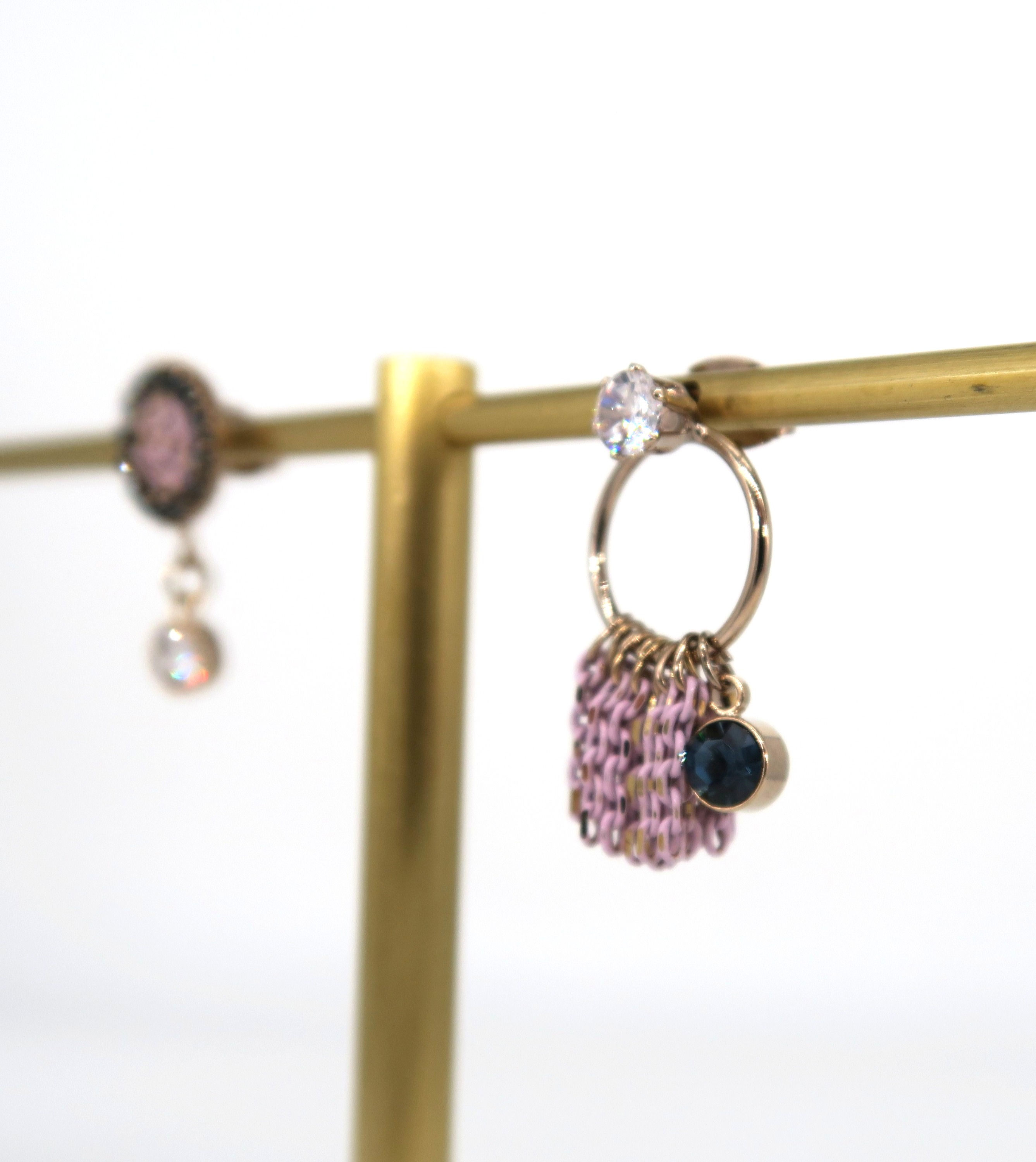 Stylish with two designs earrings (E23)