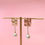 縮圖：Dangling Pearl Earrings in Gold Plate (Mar_29)