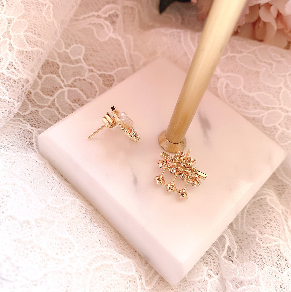 縮圖：Pearls Bar Stud Earrings (Dec_3)