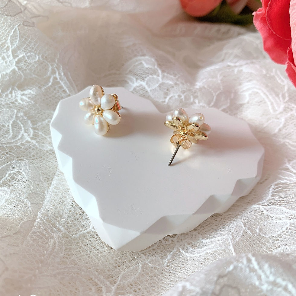 縮圖：Natural Pearl Earring (May_14)