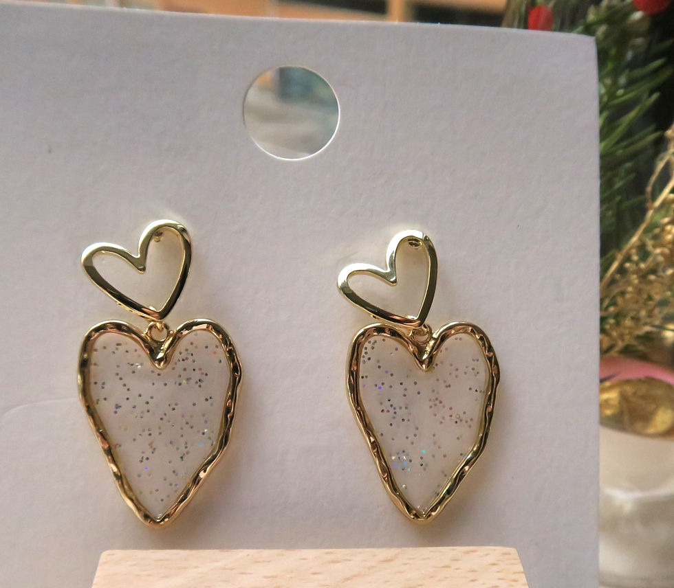 Thumbnail: Trendy transparent heart (E32)