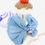 Thumbnail: Blue color fabric hair clip (KH_6)