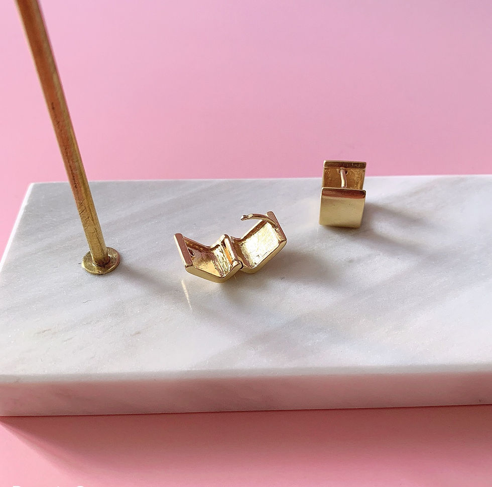 縮圖：Stylish Stud Earrings_Gold (Mar_9)