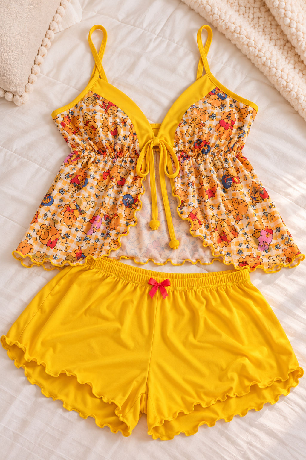 Conjunto Batinha – Amarelo 🧸💛