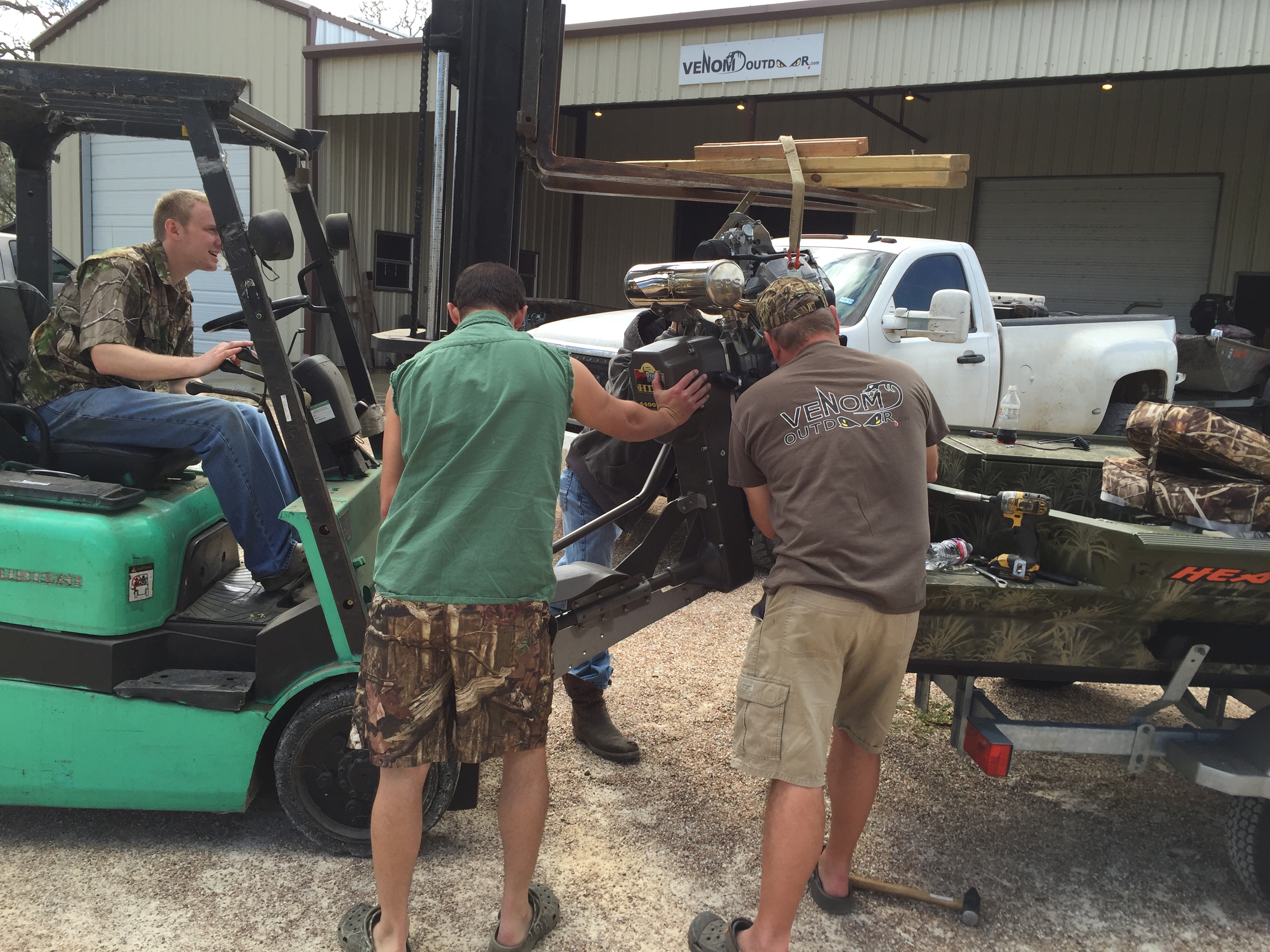 Installing a Mud Buddy motor