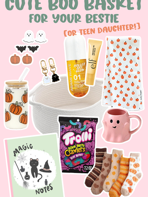 Cute Halloween Boo Basket Ideas for your Bestie (or Teen Daughter!)