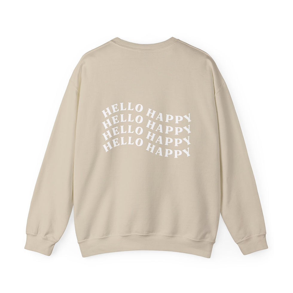 Thumbnail: Hello Happy Wavy Sweatshirt