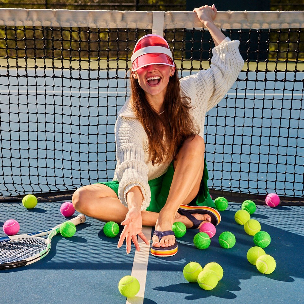 Thumbnail: Hari Mari-Women’s Dunes Flip Flops-Sunset Cloud