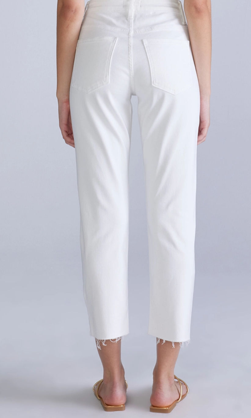 Thumbnail: STRAIGHT -CROPPED STEP HEM-WHITE 