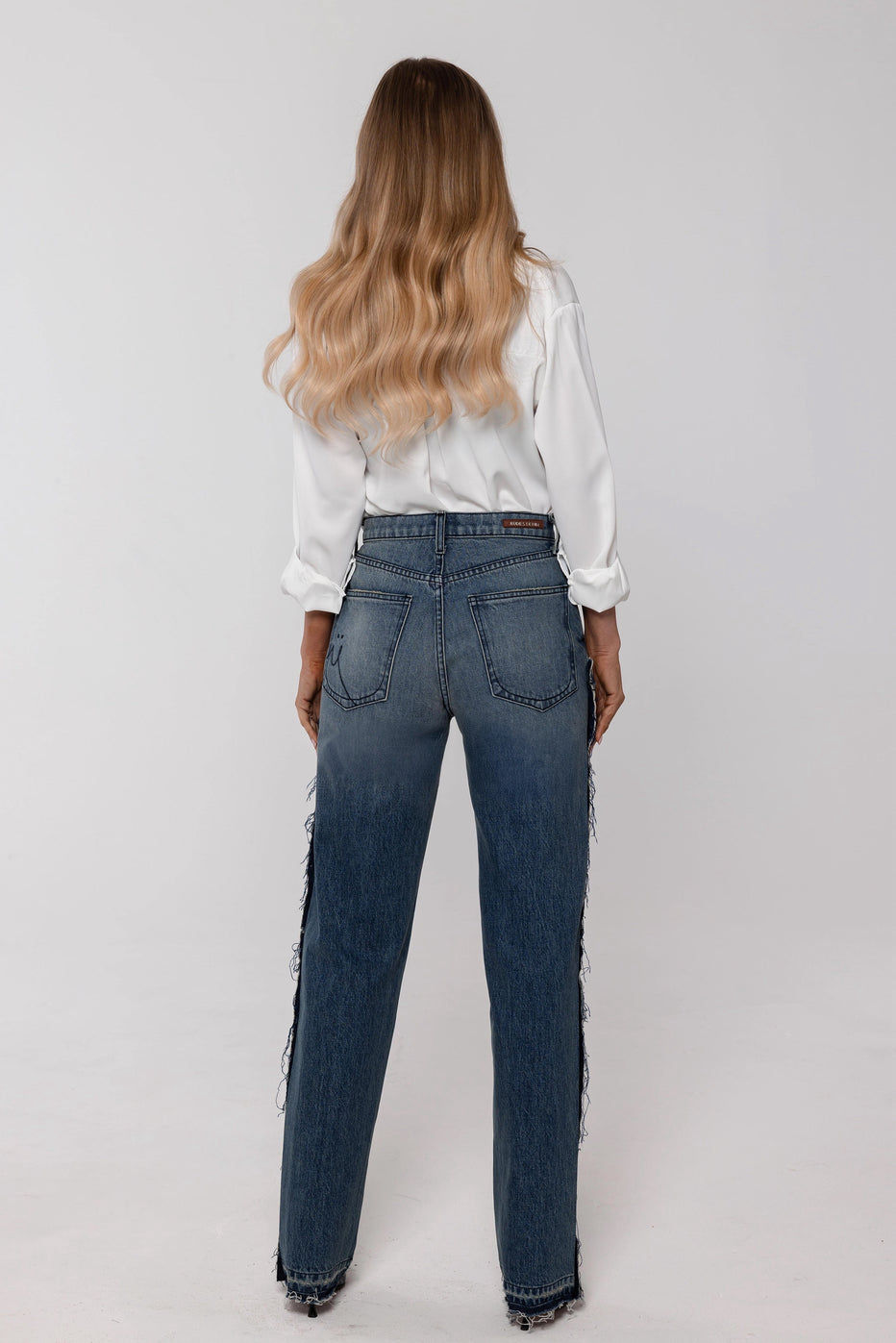Thumbnail: Rudes-The George Relaxed Skinny-Agate Blue