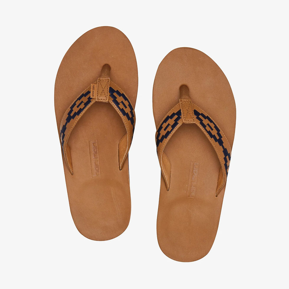 Thumbnail: Hari Mari-Men’s Field Camino Flip Flops-Tan