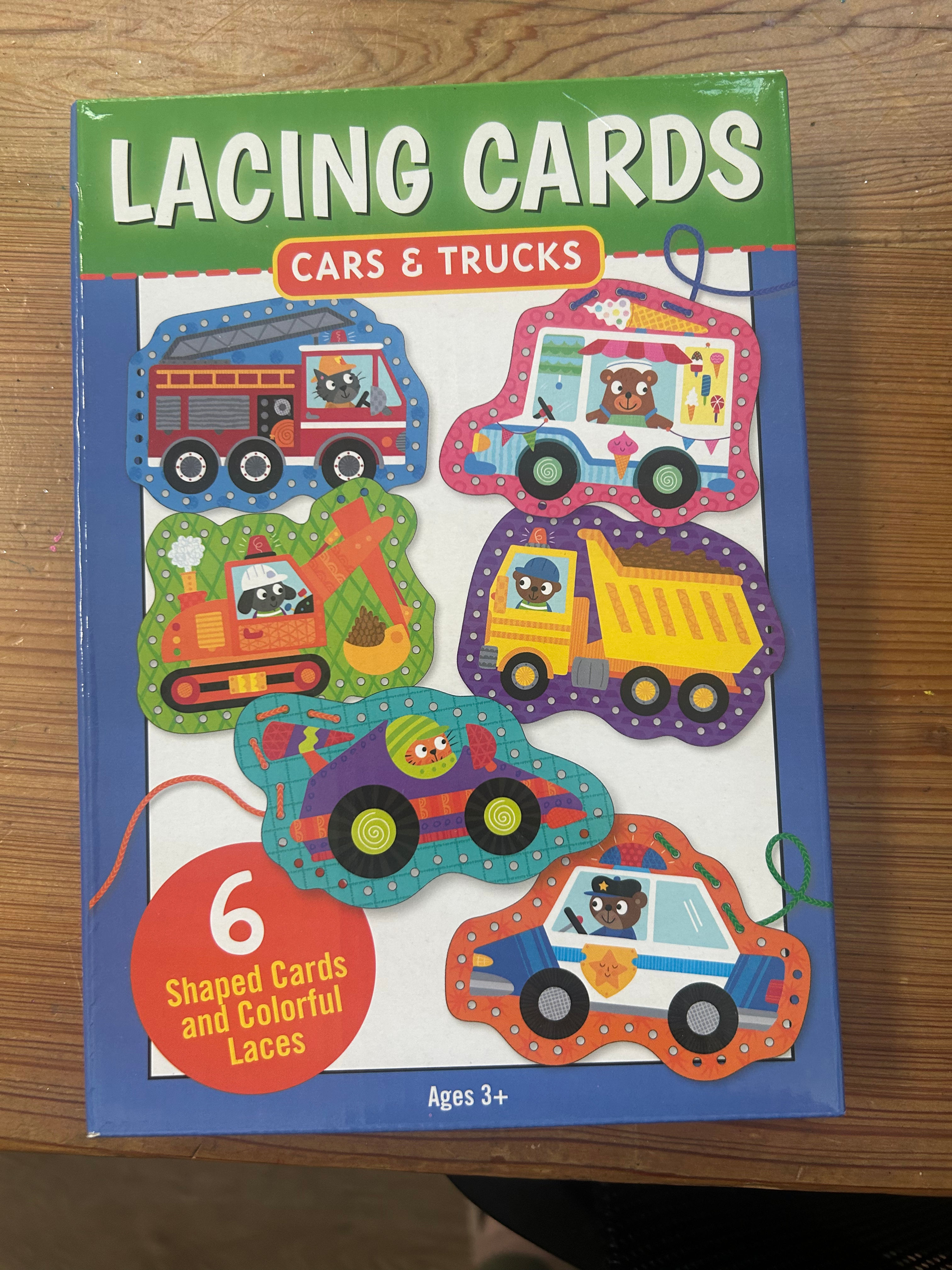 Car lacing cards
