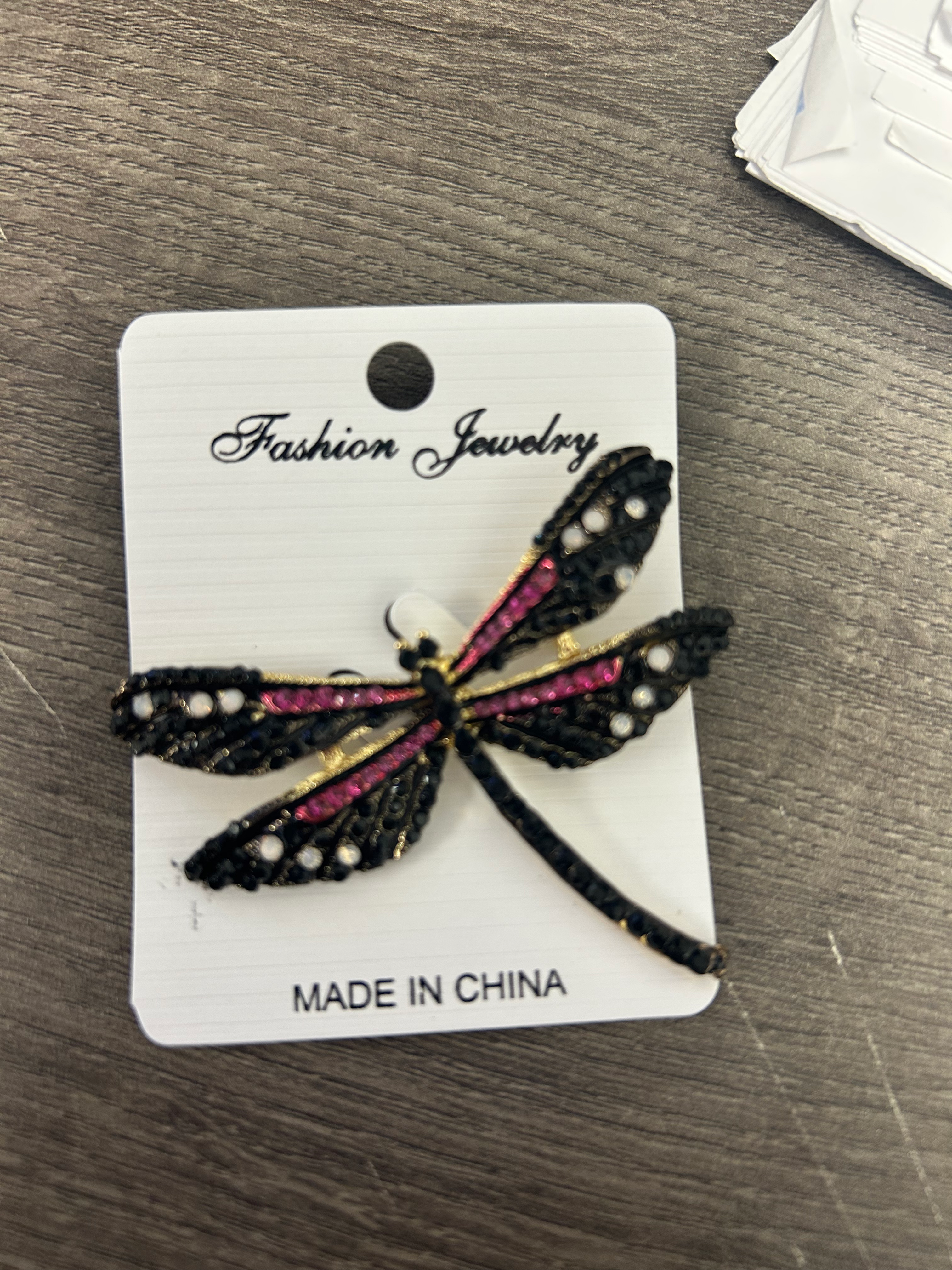Large dragonfly pin