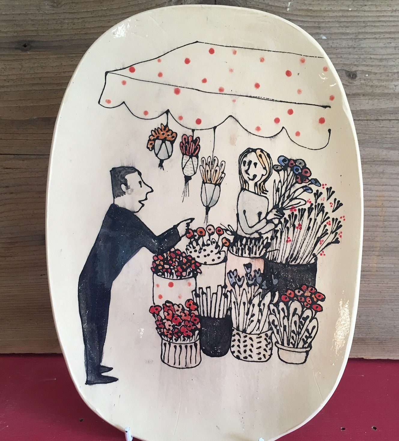 Plat "la fleuriste "