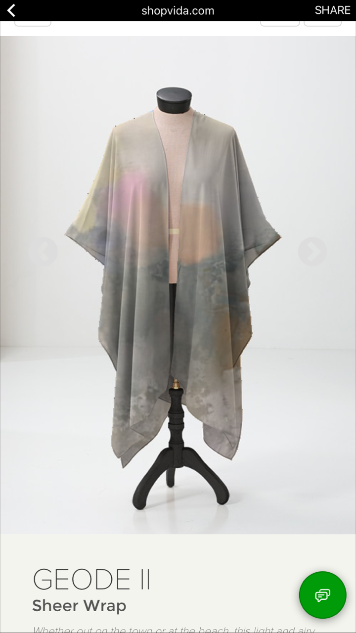 GEODE SHEER WRAP