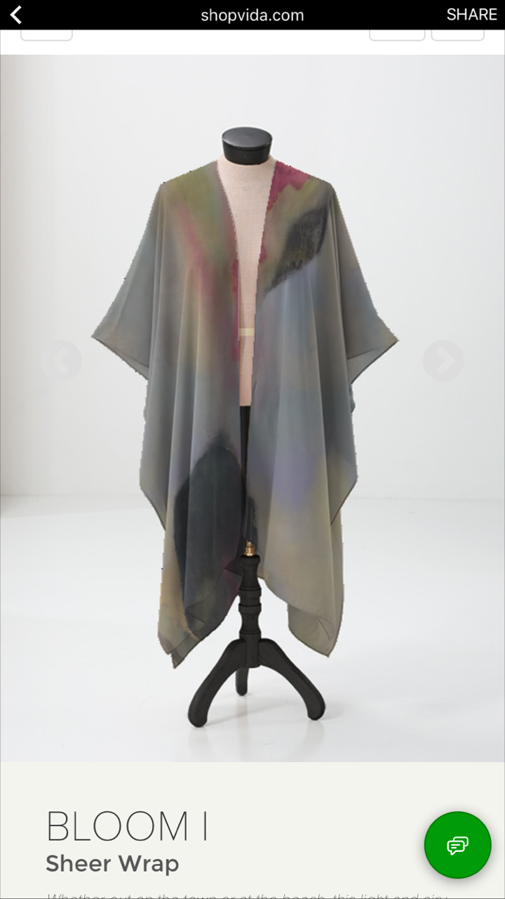 BLOOM SHEER WRAP