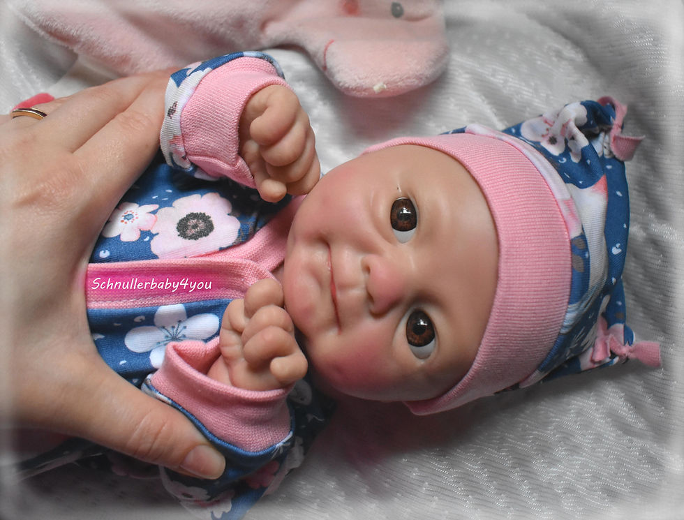 Miniatura: Ganzkörper *Emely* Nr.2 Frühchen Silikon Baby Girl SILICONE Vollsiliko