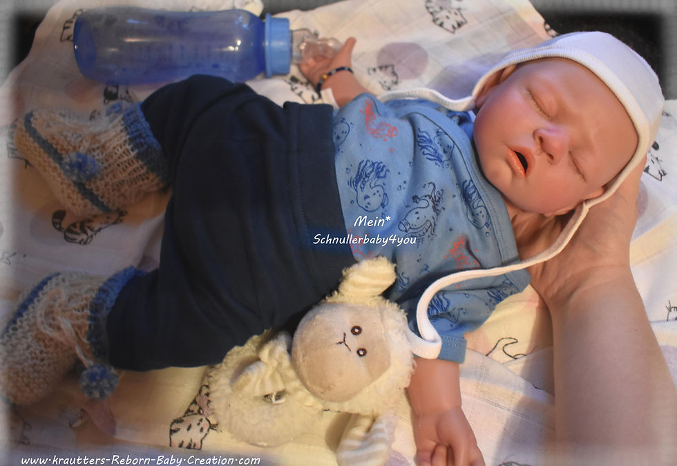 Thumbnail: Newborn Boy*Little Cutie* Full Body Silikon Baby Boy *Micha* SILICONE Vollsili