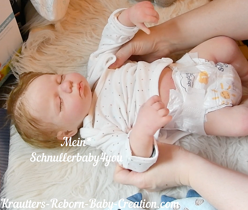 Miniatura: Ganzkörper Silikon Baby Boy mit Haaren *Jonas* Nr.2 SILICONE Vollsilik