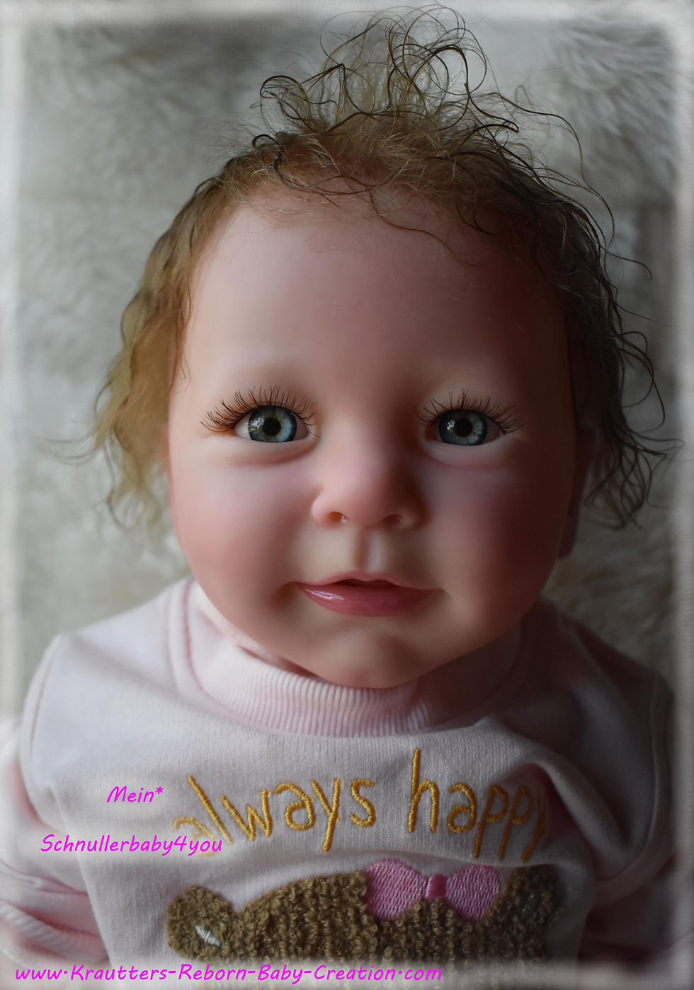 Thumbnail: Reborn lifelike Baby Girl *Lisa* Nr.4 Bausatz L.Scherer