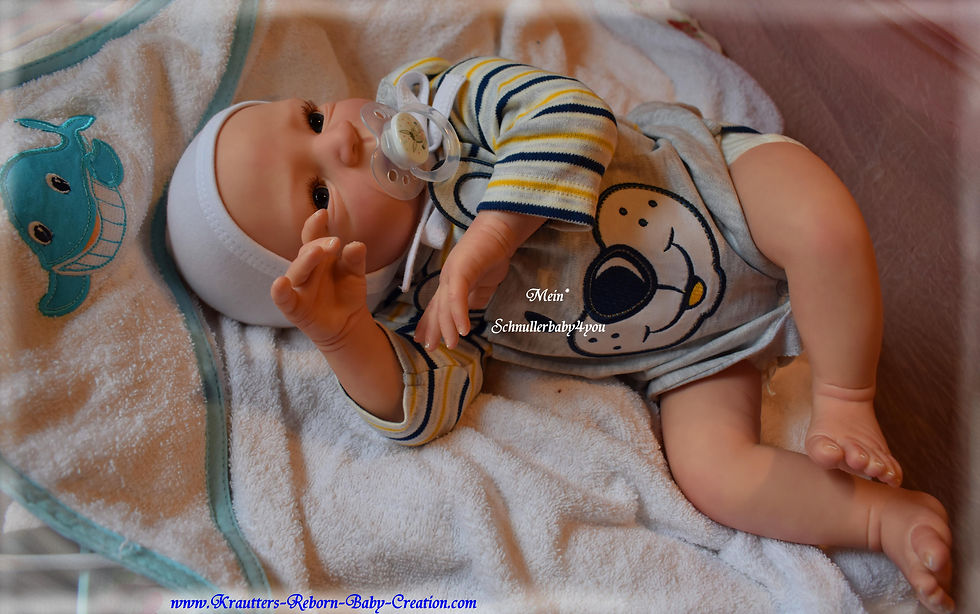 Miniatura: Reborn Newborn Baby Boy *Nils* Nr.1 Bausatz v.G.Legler