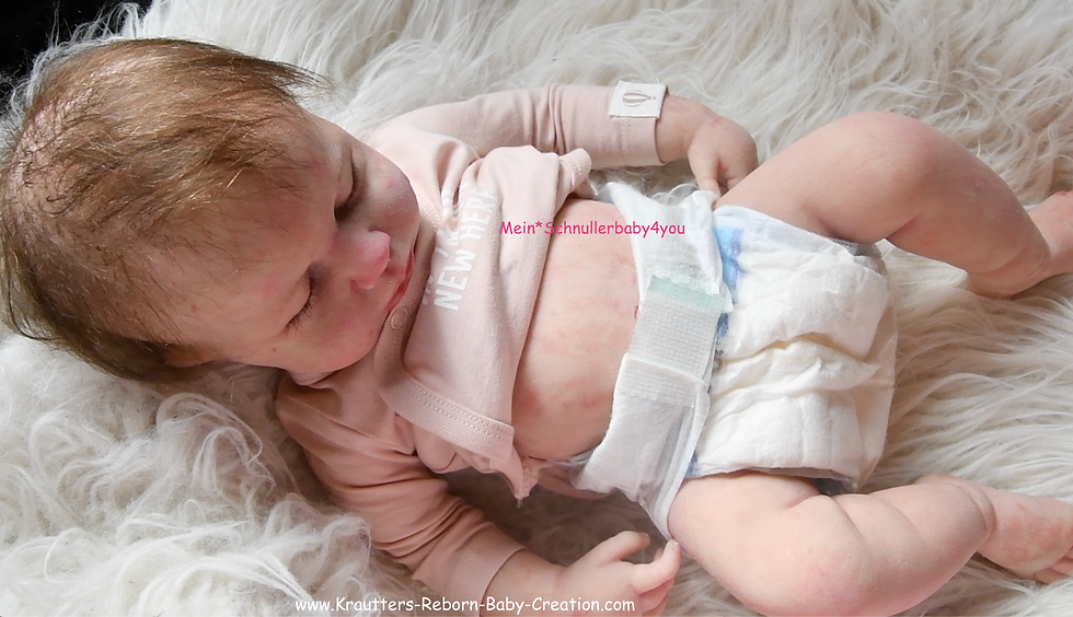 Miniaturbild: Ganzkörper Silikon Baby Girl mit Haaren *Mathilda* Nr.1 SILICONE Vollsilikon