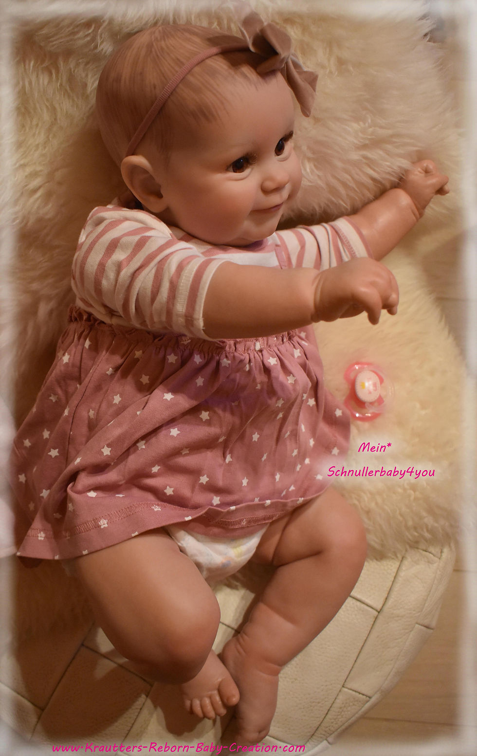 Thumbnail: Angebot *Marlene* Großes lebensecht wirkendes Reborn Baby
