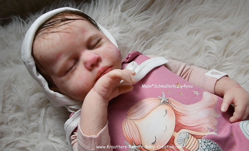 Miniaturbild: Ganzkörper Silikon Baby Girl mit Haaren *Mathilda* Nr.1 SILICONE Vollsilikon