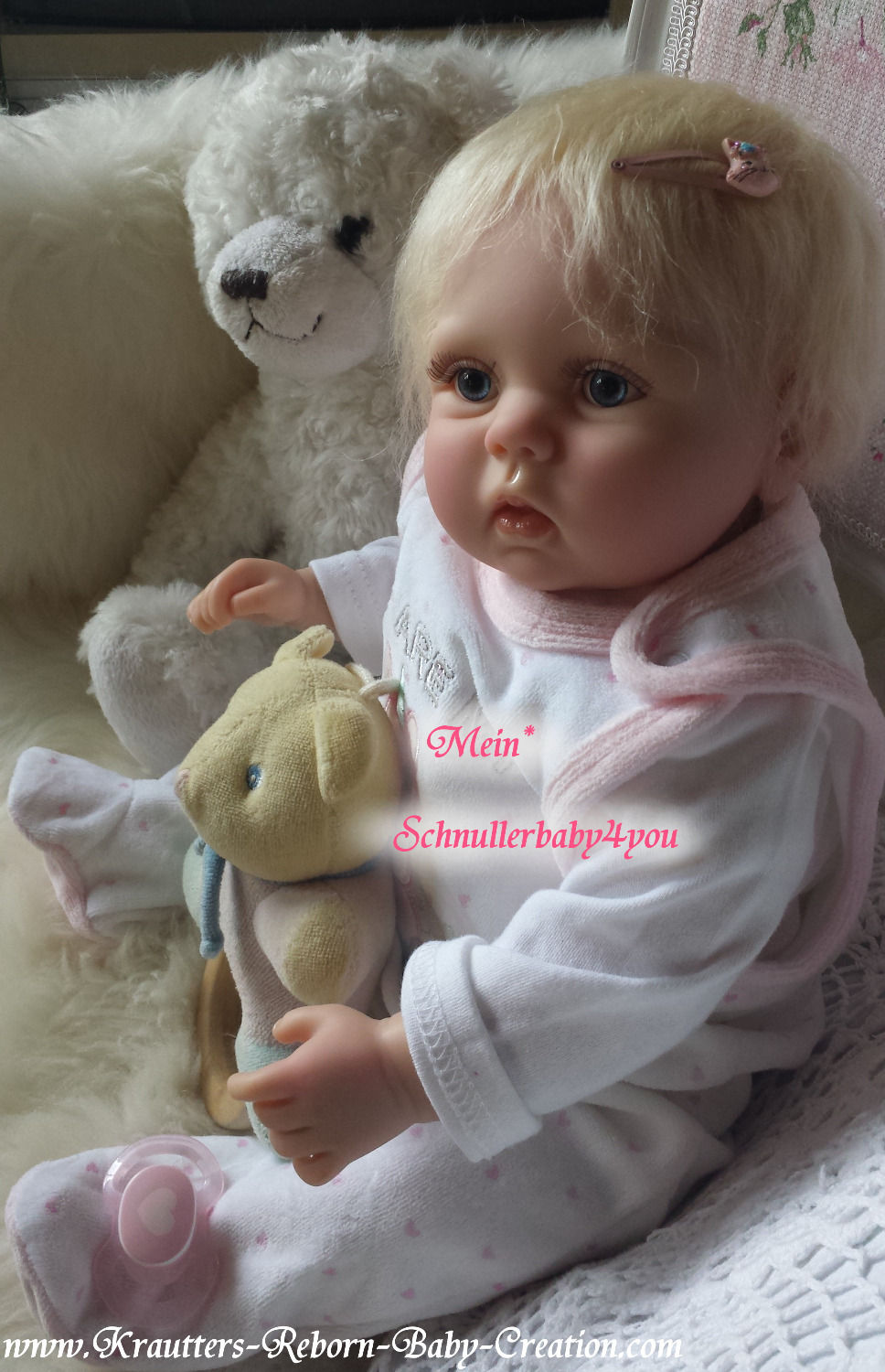 Miniaturbild: Reborn Baby Girl Lilly-Lou Nr.36 (Bausatz von U.L Krautter)