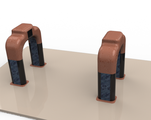 Covert with arch angle solid