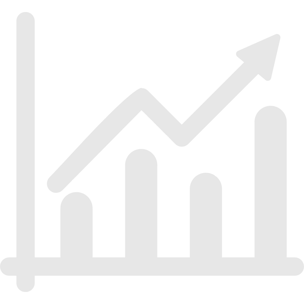 Chart representing an increase in sales if there is an increase in credibility and trust