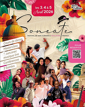 Affiche du festival cubain Soneate à Toulouse