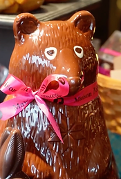 Ours en chocolat de chez maison Pillon