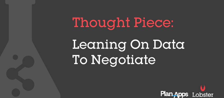 Leaning on data to negotiate