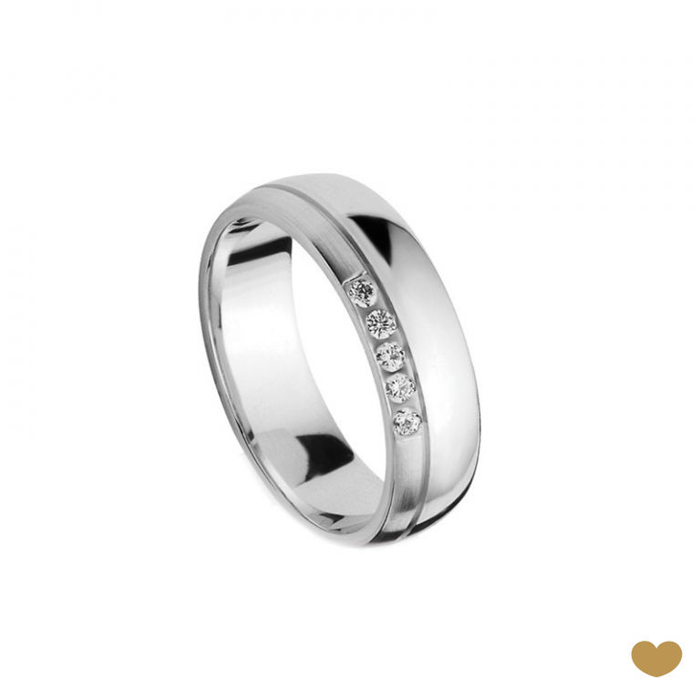 Aliança Passion Gold - 6.3 mm