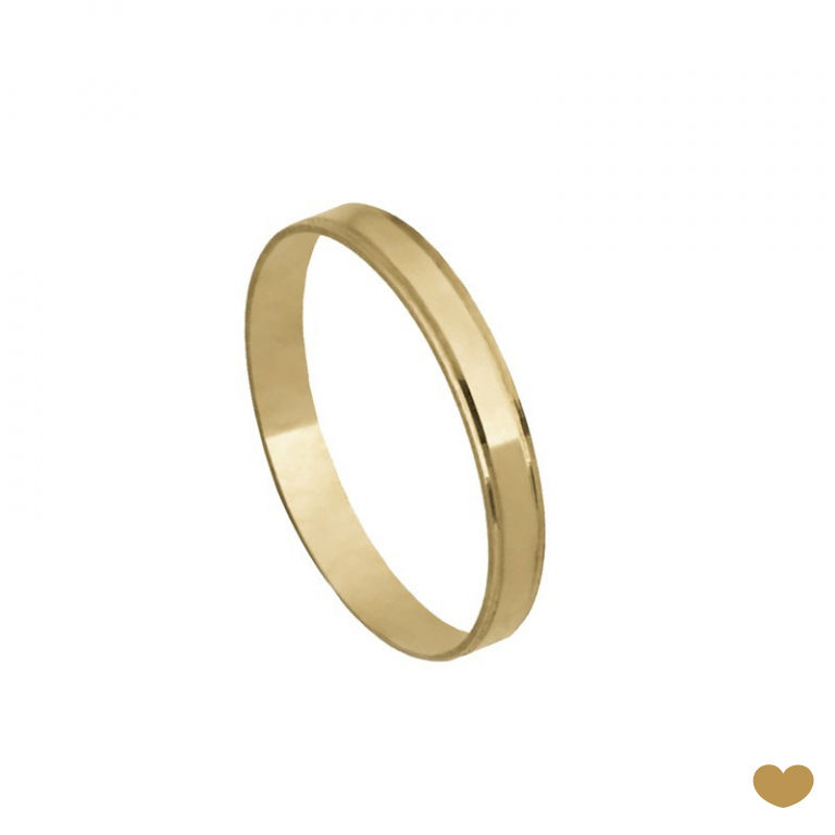Aliança Passion Gold - 2.7 mm