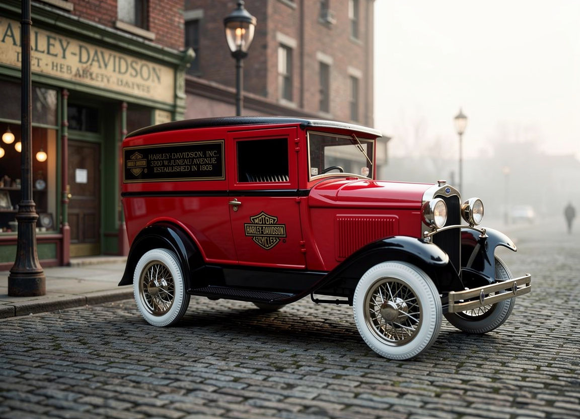 Harley-Davidson 1931 Ford Model A Panel Delivery Truck