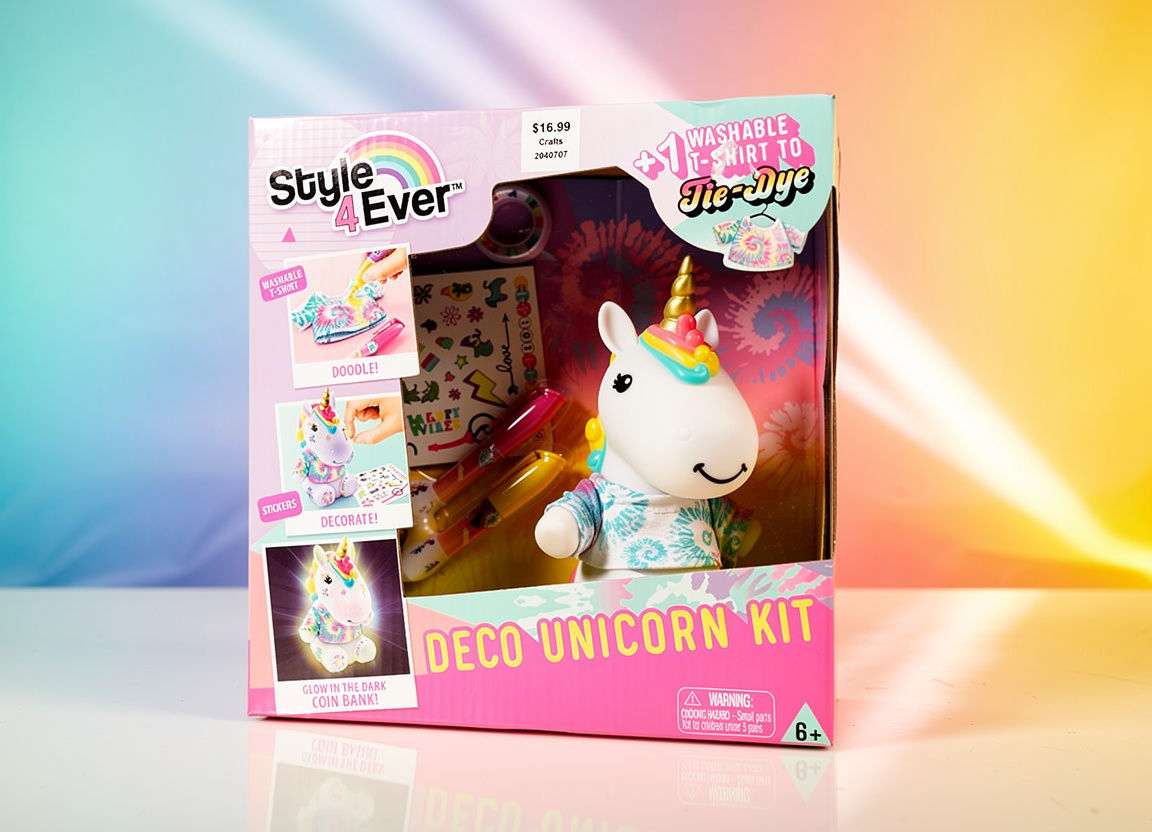 Deco Unicorn kit glow in the dark